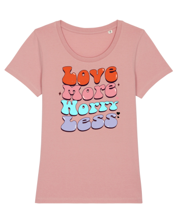 retro chic de Ziua Îndrăgostiților - Love more worry less Canyon Pink