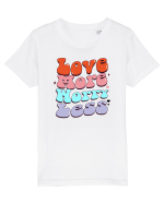 retro chic de Ziua Îndrăgostiților - Love more worry less Tricou mânecă scurtă  Copii Mini Creator