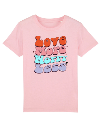 retro chic de Ziua Îndrăgostiților - Love more worry less Cotton Pink