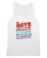 retro chic de Ziua Îndrăgostiților - Love more worry less Maiou Bărbat Runs
