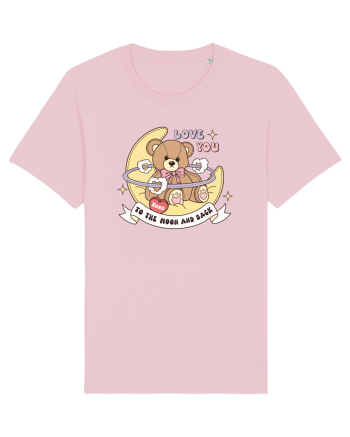 retro chic de Ziua Îndrăgostiților - Love You To The Moon And Back Cotton Pink
