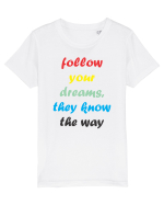follow Tricou mânecă scurtă  Copii Mini Creator