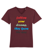 follow Tricou mânecă scurtă guler V Bărbat Presenter