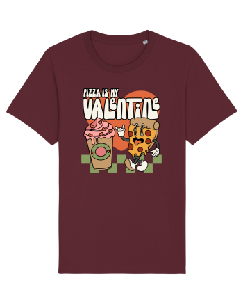 retro chic de Ziua Îndrăgostiților - Pizza Is My Valentine Burgundy