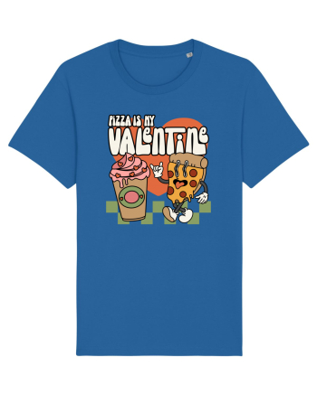 retro chic de Ziua Îndrăgostiților - Pizza Is My Valentine Royal Blue