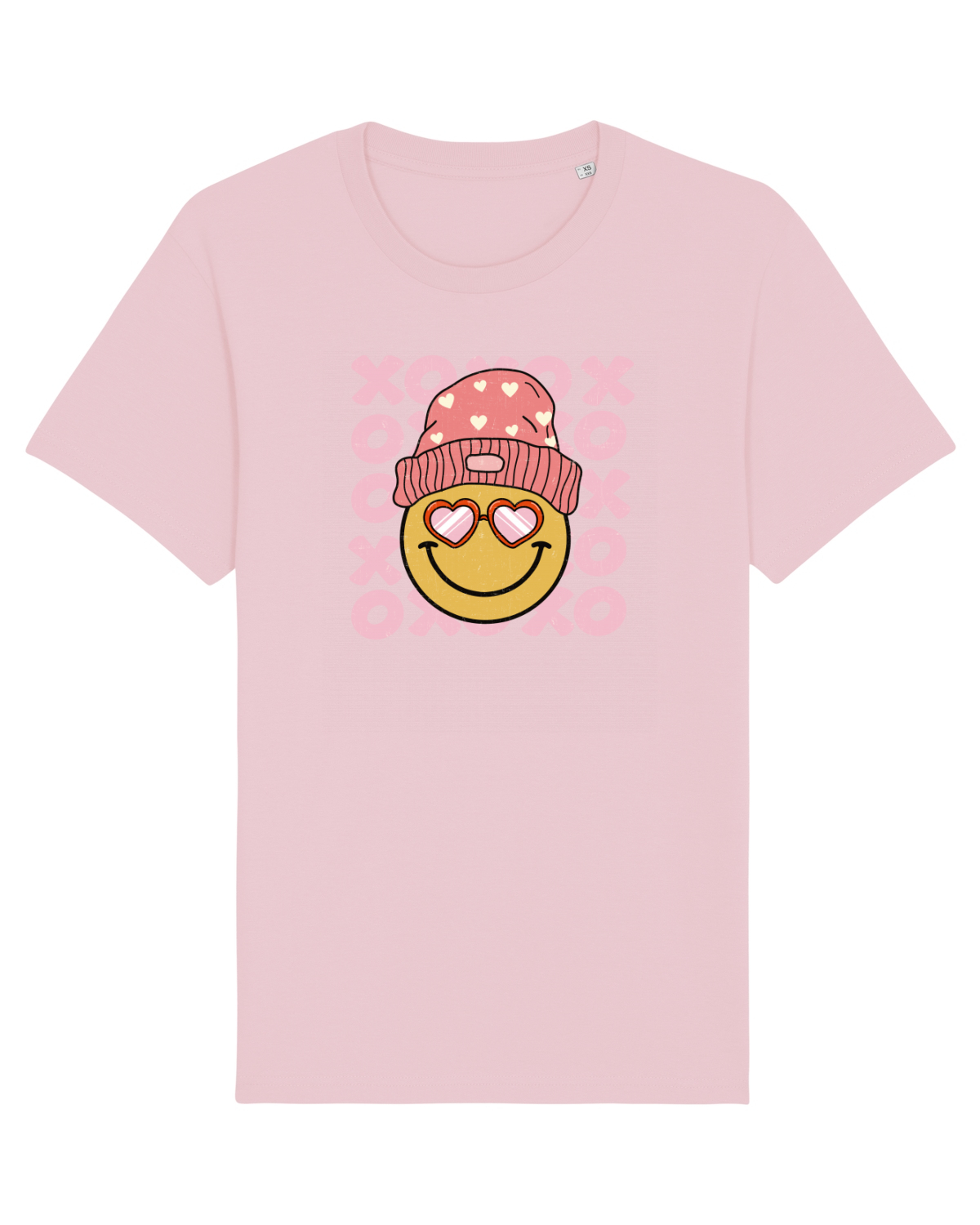 Tricou mânecă scurtă Unisex Rocker Cotton Pink