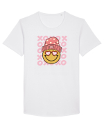 retro chic de Ziua Îndrăgostiților - Smile when in love Tricou mânecă scurtă guler larg Bărbat Skater