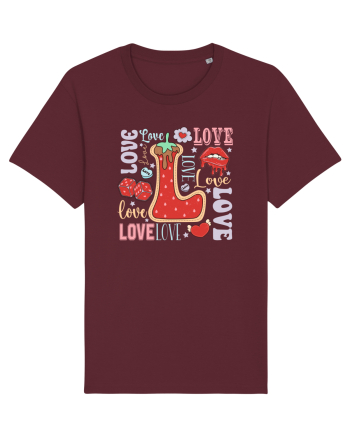 retro chic de Ziua Îndrăgostiților - So Much Love Burgundy