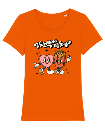 retro chic de Ziua Îndrăgostiților - Valentine Vibes Bright Orange