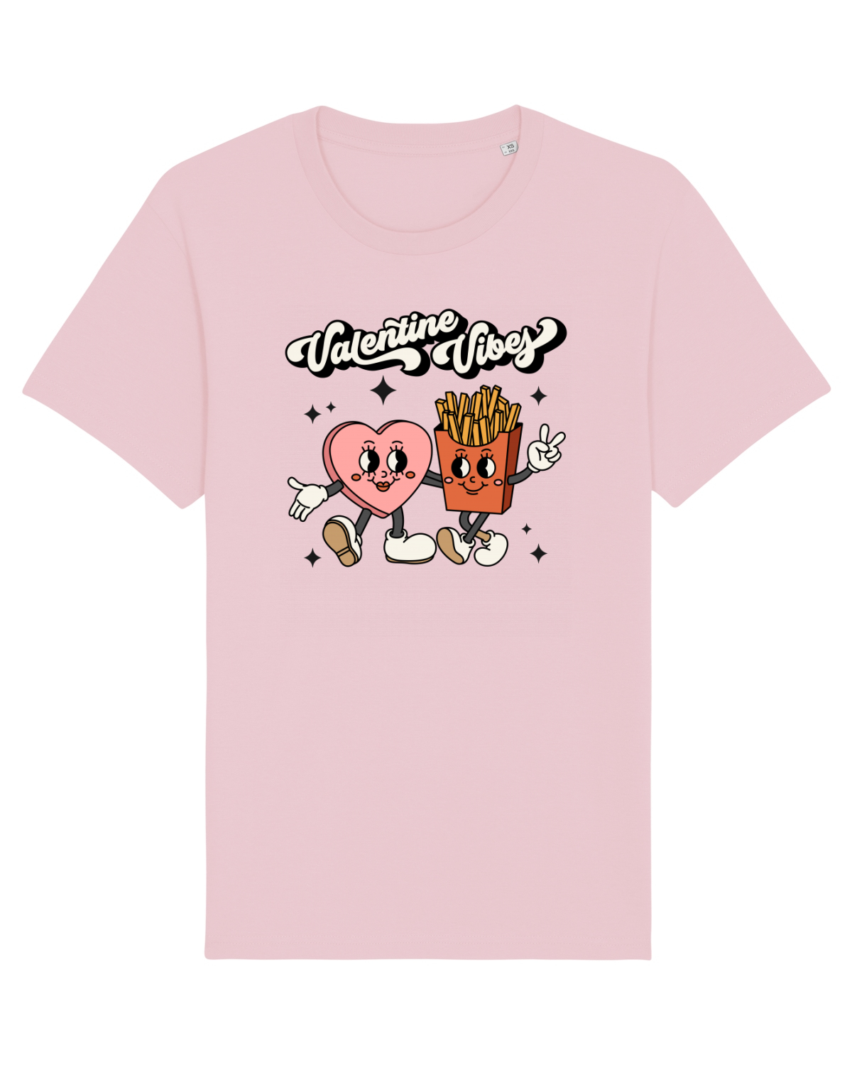 Tricou mânecă scurtă Unisex Rocker Cotton Pink