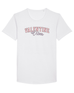 retro chic de Ziua Îndrăgostiților - Valentine Vibes Headlight Tricou mânecă scurtă guler larg Bărbat Skater