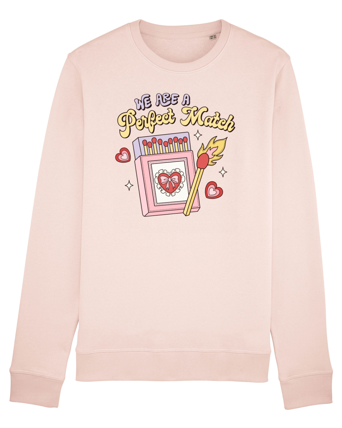Bluză mânecă lungă Unisex Rise Candy Pink