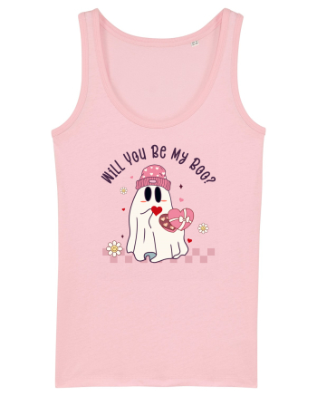 retro chic de Ziua Îndrăgostiților - Will yo be my boo Cotton Pink