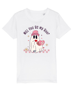 retro chic de Ziua Îndrăgostiților - Will yo be my boo Tricou mânecă scurtă  Copii Mini Creator