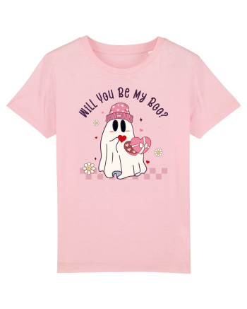 retro chic de Ziua Îndrăgostiților - Will yo be my boo Cotton Pink
