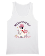 retro chic de Ziua Îndrăgostiților - Will yo be my boo Maiou Bărbat Runs