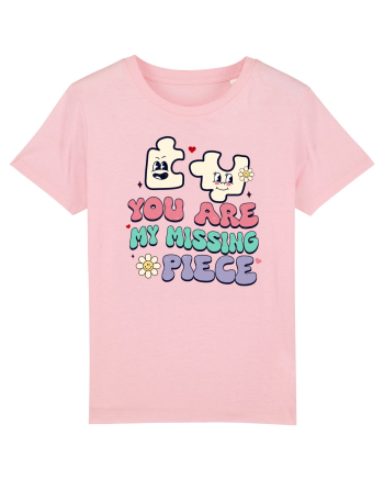 retro chic de Ziua Îndrăgostiților - You are my missing piece Cotton Pink