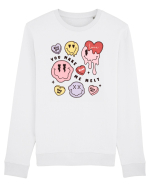 retro chic de Ziua Îndrăgostiților - You Make Me Melt Bluză mânecă lungă Unisex Rise