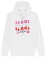 Retro Chic Valentine - Be mine 3 times Hanorac cu fermoar Unisex Connector