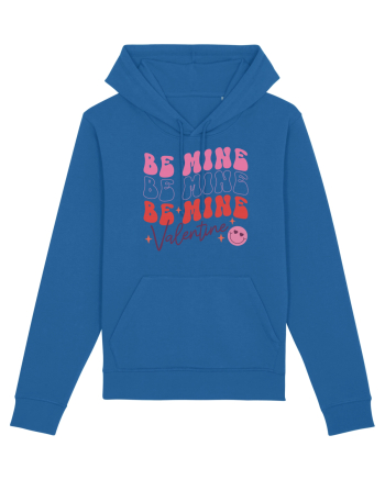 Retro Chic Valentine - Be mine 3 times Royal Blue
