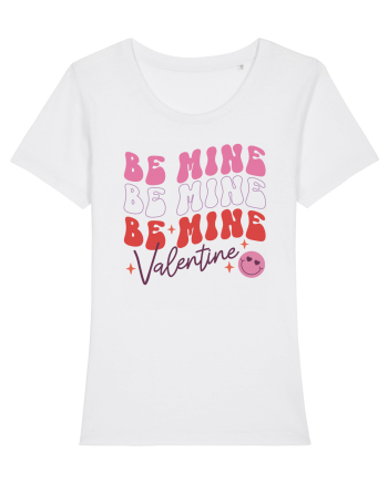 Retro Chic Valentine - Be mine 3 times White