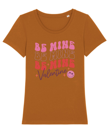 Retro Chic Valentine - Be mine 3 times Roasted Orange