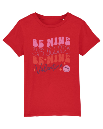 Retro Chic Valentine - Be mine 3 times Red