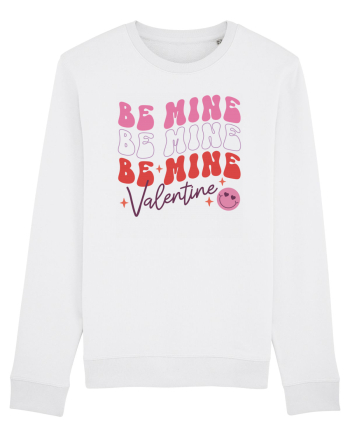 Retro Chic Valentine - Be mine 3 times White
