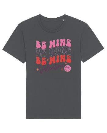 Retro Chic Valentine - Be mine 3 times Anthracite