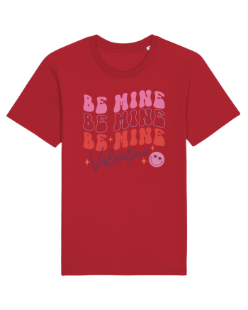 Retro Chic Valentine - Be mine 3 times Red