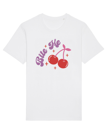 Retro Chic Valentine - Bite me White