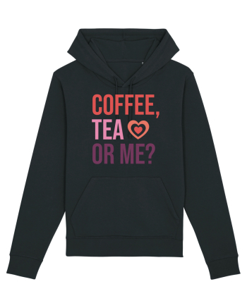 Retro Chic Valentine - Coffe, tea or me Black