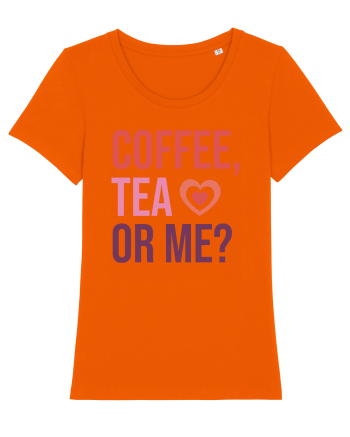 Retro Chic Valentine - Coffe, tea or me Bright Orange