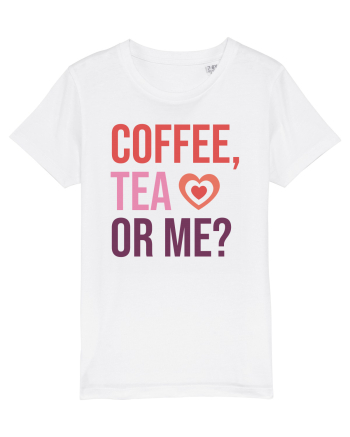 Retro Chic Valentine - Coffe, tea or me White