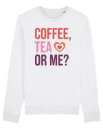 Retro Chic Valentine - Coffe, tea or me Bluză mânecă lungă Unisex Rise