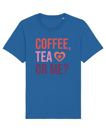 Retro Chic Valentine - Coffe, tea or me Royal Blue