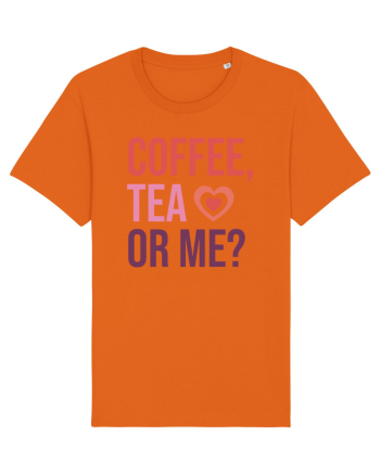 Retro Chic Valentine - Coffe, tea or me Bright Orange