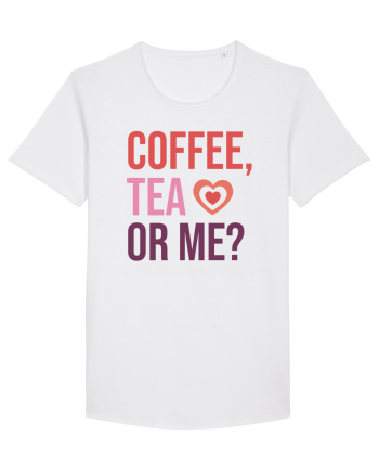 Retro Chic Valentine - Coffe, tea or me White