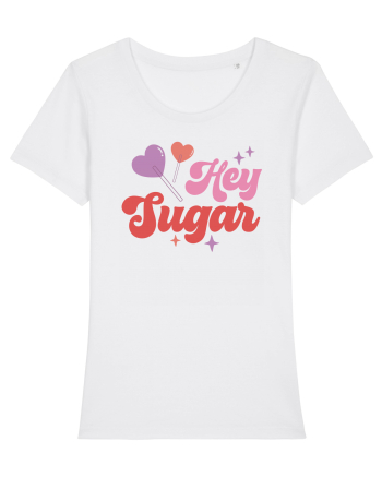 Retro Chic Valentine - Hey sugar White