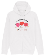 Retro Chic Valentine - I am a sucker for you Hanorac cu fermoar Unisex Connector