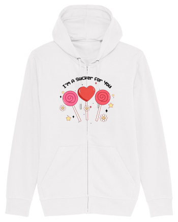 Retro Chic Valentine - I am a sucker for you White