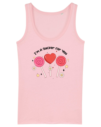 Retro Chic Valentine - I am a sucker for you Cotton Pink