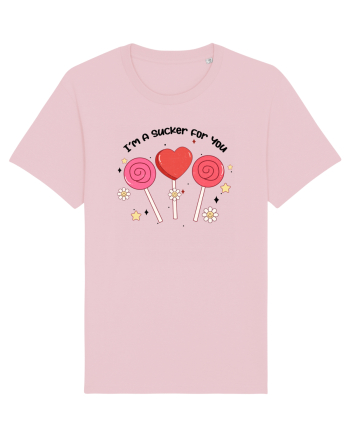 Retro Chic Valentine - I am a sucker for you Cotton Pink