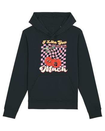 Retro Chic Valentine - I love you cherry much Black