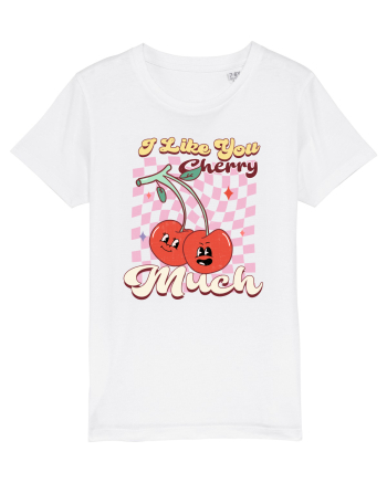 Retro Chic Valentine - I love you cherry much White