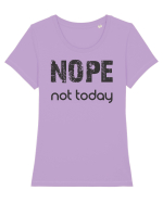 Nope Tricou mânecă scurtă guler larg fitted Damă Expresser