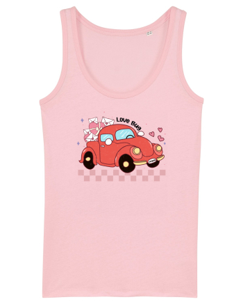 Retro Chic Valentine - Love bug Cotton Pink
