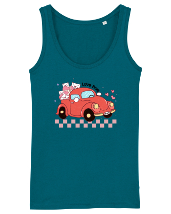 Retro Chic Valentine - Love bug Ocean Depth