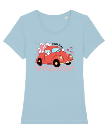 Retro Chic Valentine - Love bug Sky Blue
