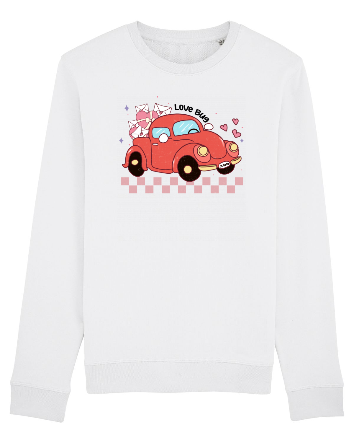 Bluză mânecă lungă Unisex Rise White